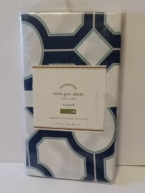 NEW Pottery Barn Nova Geo Standard Sham